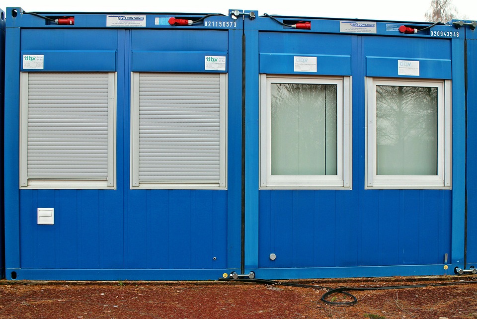 Wohncontainer für Flüchtlinge